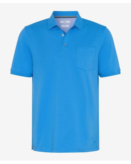 Brax Poloshirt Style PETE in Blue für Herren