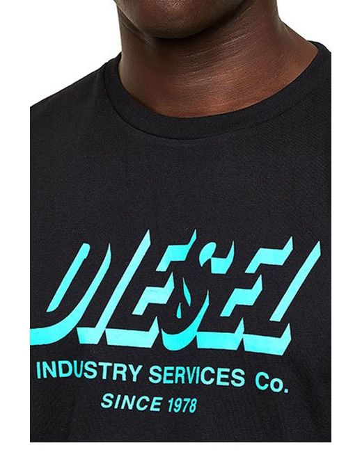 DIESEL -DIEGOS-A5 T-Shirt in Black für Herren