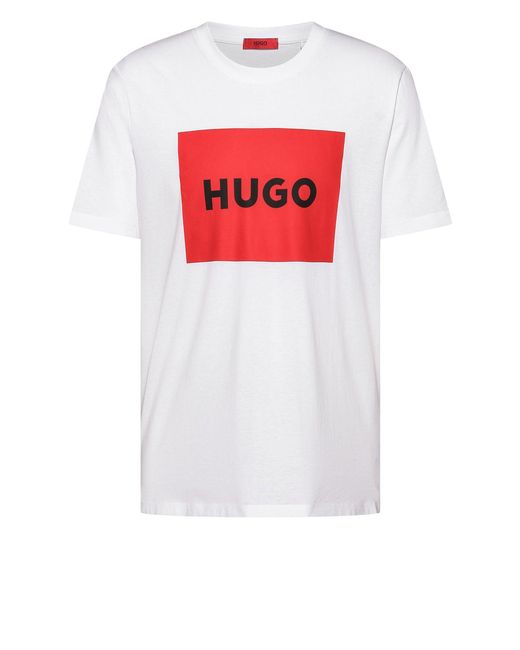 HUGO T-Shirt Dulive in White für Herren
