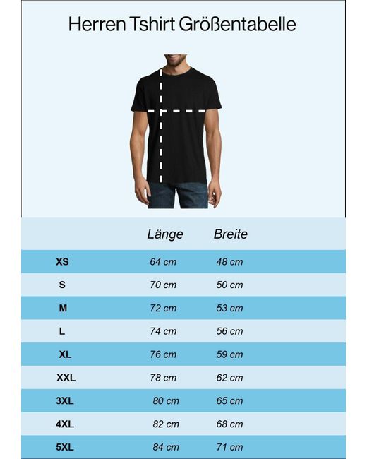 Youth Designz Print- Beruflich was Menschen machen T-Shirt mit lustigen Spruch in Blue für Herren