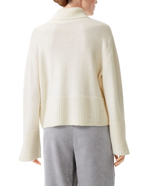 Comma, White Strickpullover