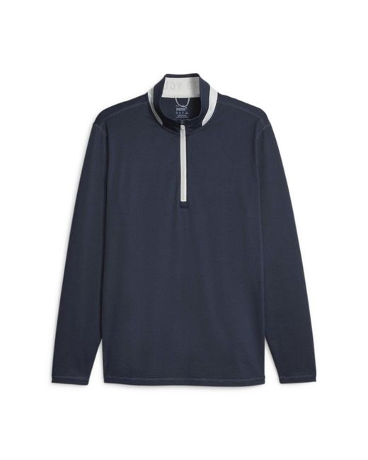 PUMA Fleecepullover Pullover Lightweight 1/4 Zip 621862 in Blue für Herren