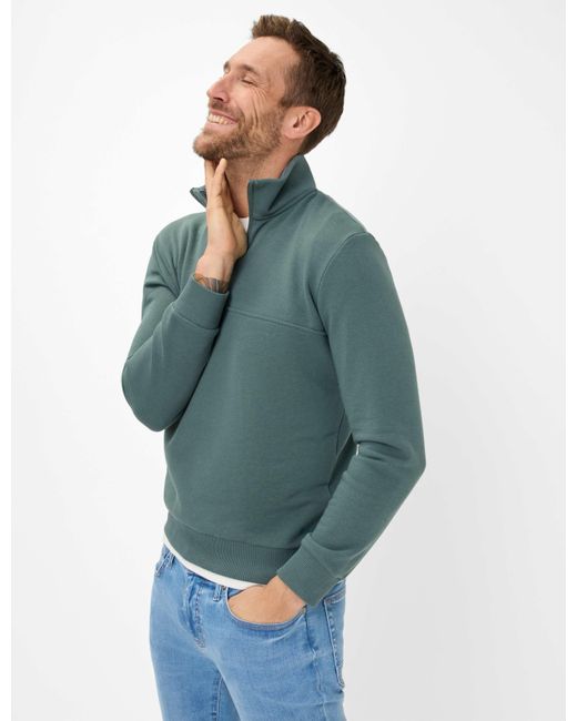 Brax Strickpullover Style SION in Blue für Herren