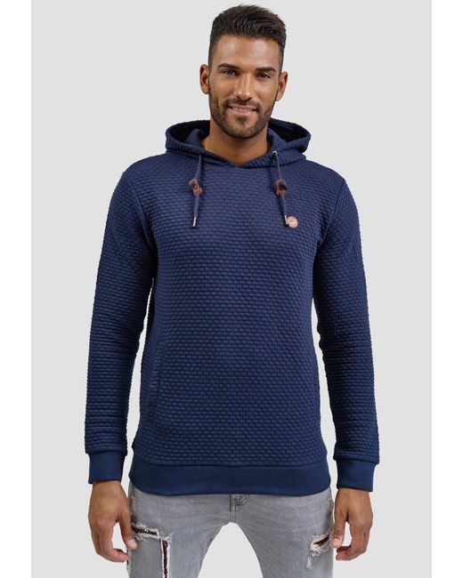 INDICODE Strickpullover York in Blue für Herren