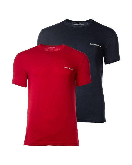 Emporio Armani T-shirt in Red für Herren