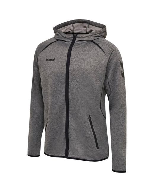 Hummel Sweatshirt hmlAuthentic Pro Zip Hoodie in Gray für Herren