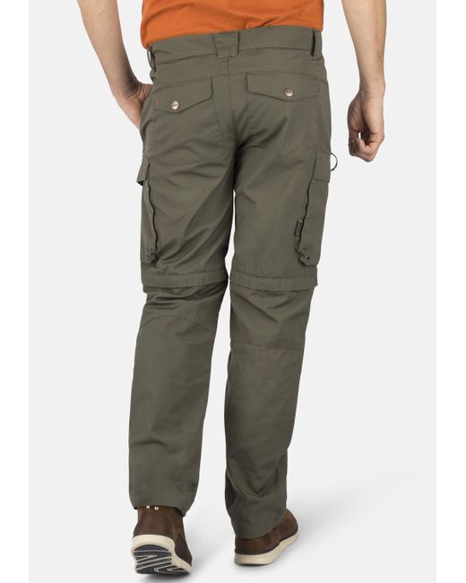 HERO by John Medoox Cargohose Canvas (1-tlg) Cargo Hose Outdoorhose Casual Twill in Green für Herren