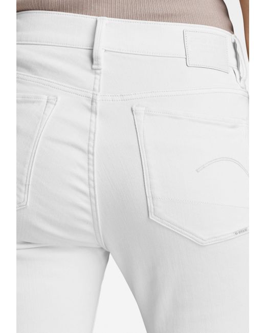 G-Star RAW White Fit-Jeans 330 Skinny Wmn