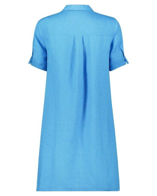 BETTY&CO Blue Strickkleid Kleid Lang 1/2 Arm