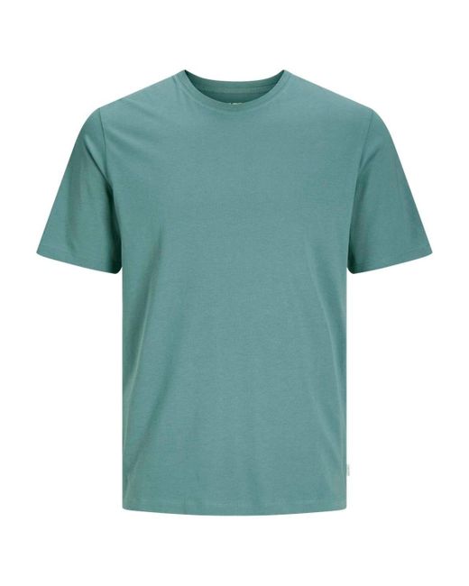 Jack & Jones T-Shirt JJEORGANIC BASIC TEE SS O-NECK NOOS in Green für Herren