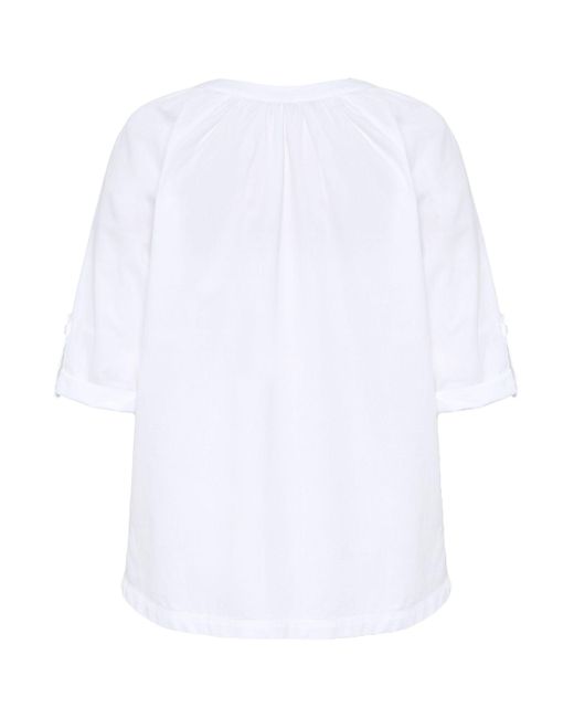 Polo Sylt White Hemdbluse im Tunika-Stil