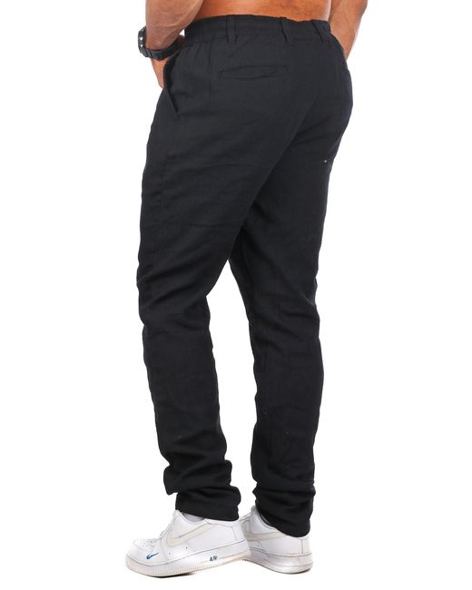 Carisma Chinos Chino Hose lang trendig angenehm regular fit 2220 in Unifarbe in Black für Herren