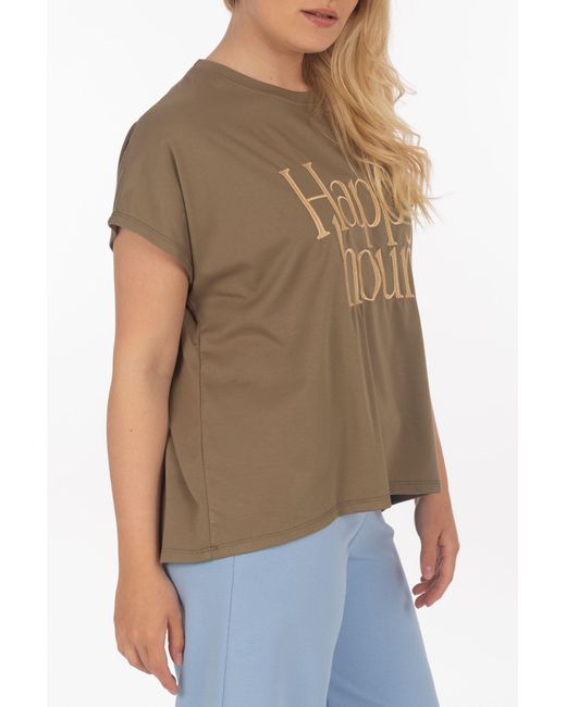 La Strada Brown T-Shirt