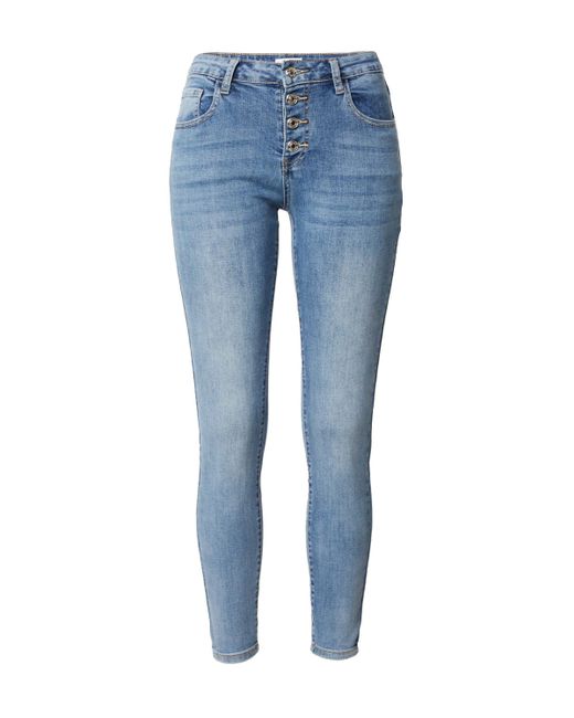 Hailys Blue High-waist-Jeans Ki44ra (1-tlg) Plain/ohne Details