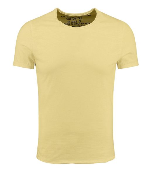 Key Largo T-Shirt MT BREAD NEW round in Yellow für Herren