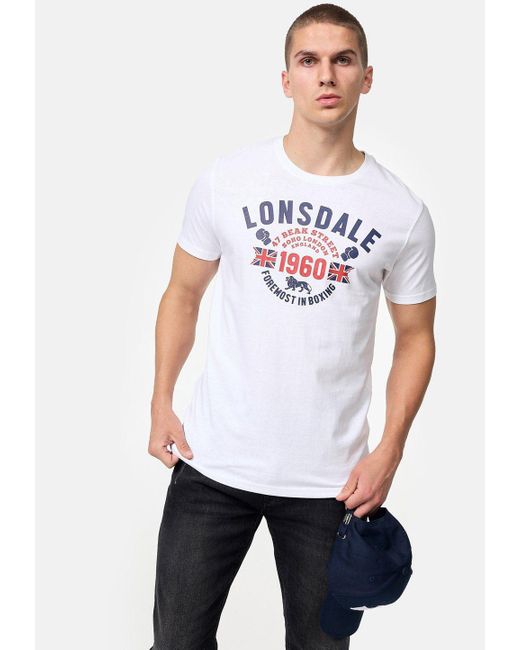 Lonsdale T-Shirt und Langarmshirt Doppelpack FINTONA in Black für Herren