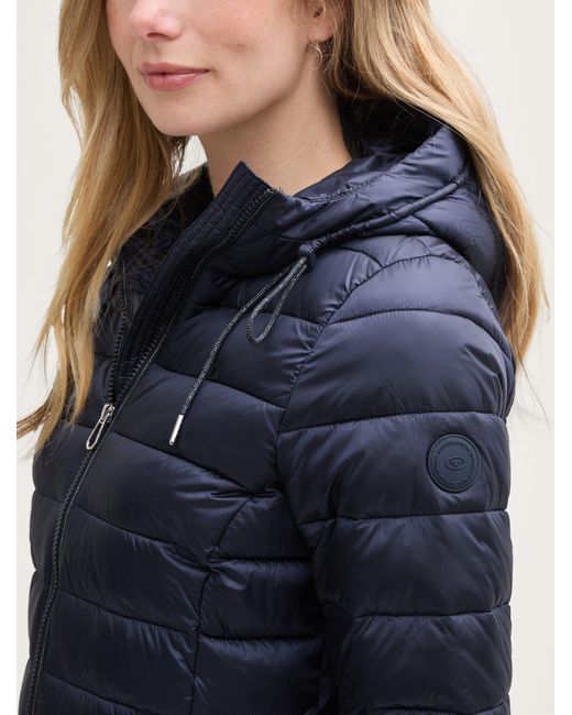 Tom Tailor Blue Lightweight Steppjacke mit wasserabweisender Funktion