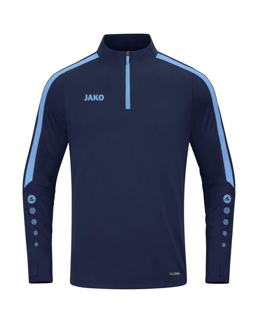 JAKÒ Fleecepullover Ziptop Power 8623 in Blue für Herren
