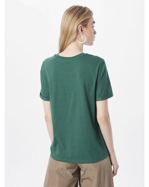 Pieces Green T-Shirt RIA (1-tlg) Plain/ohne Details