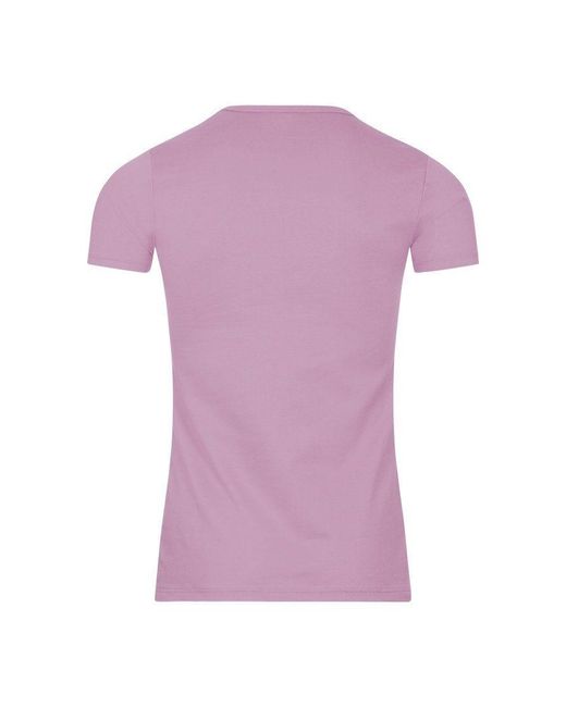 Trigema T-Shirt aus Baumwolle/Elastan (1-tlg) in Pink für Herren