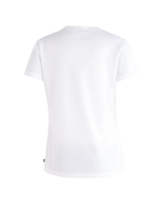 Maier Sports White T-Shirt Tilia Pique W Funktionsshirt, Freizeitshirt mit Aufdruck