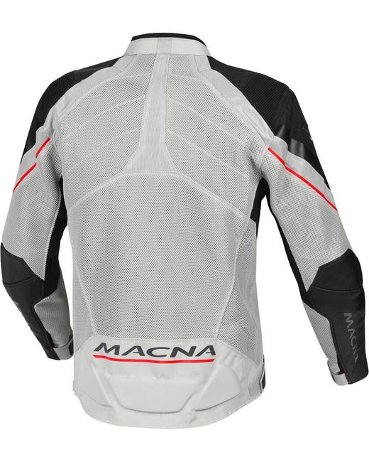 Macna Motorradjacke Foxter Motorrad Textiljacke protektoren in Black für Herren