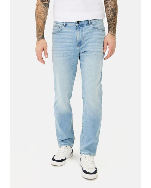 Camel Active 5-Pocket-Jeans in Relaxed Fit in Blue für Herren