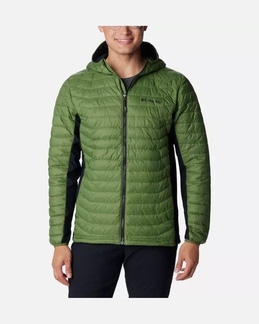 Columbia Green Steppjacke Powder Pass Hooded Jacket