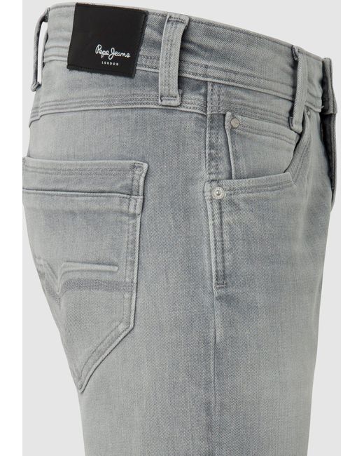 Pepe Jeans Pepe -fit- TAPERED JEANS in Gray für Herren