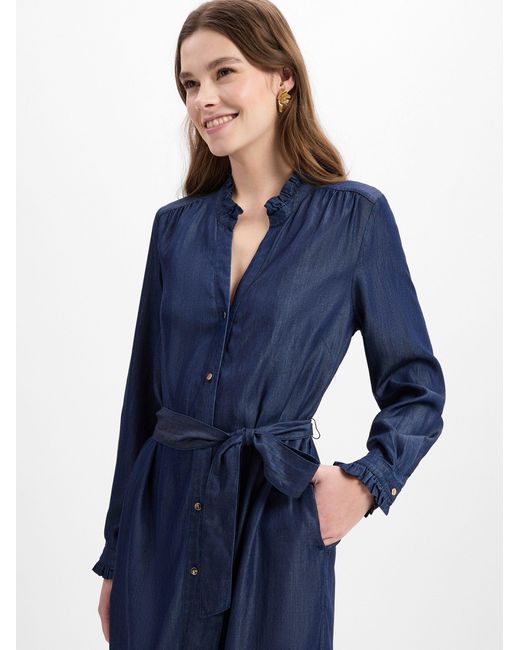 S.oliver Blue A-Linien-Kleid