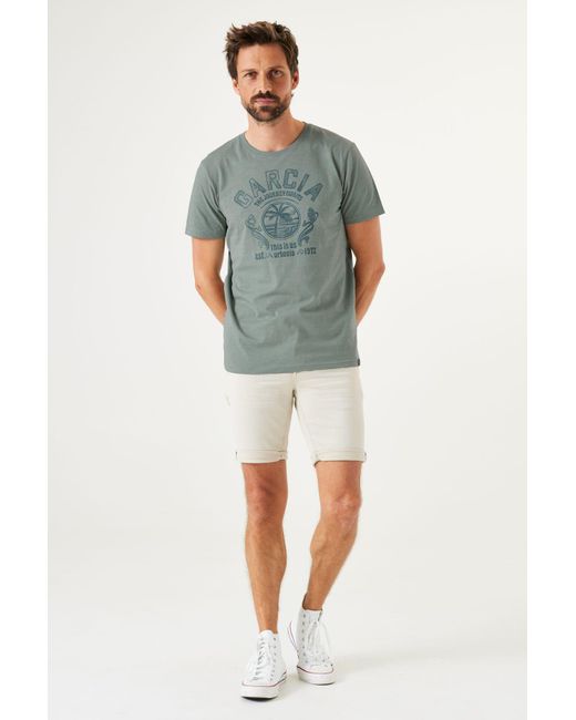 Garcia T-Shirt Regular fit in Green für Herren