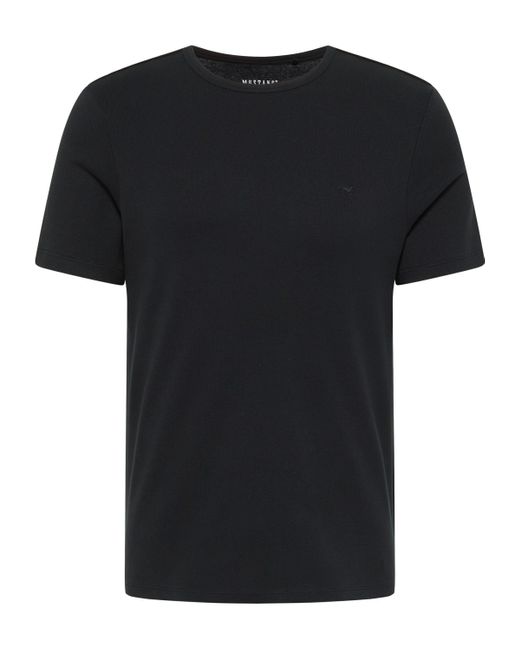 Mustang Kurzarmshirt T-Shirt in Black für Herren