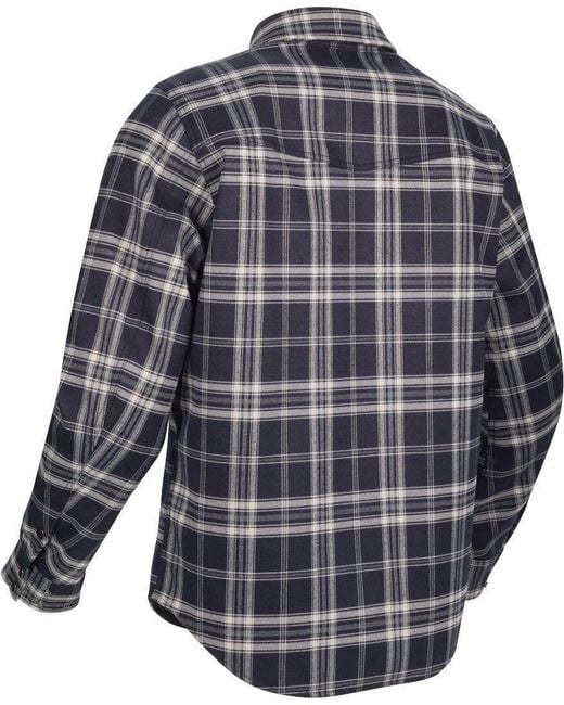 Segura Motorradjacke Traffic Motorrad Hemd protektoren reißverschluss in Blue für Herren