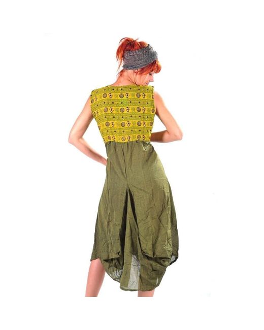 SIMANDRA Green Sommerkleid Maxikleid Nepal (1-tlg)