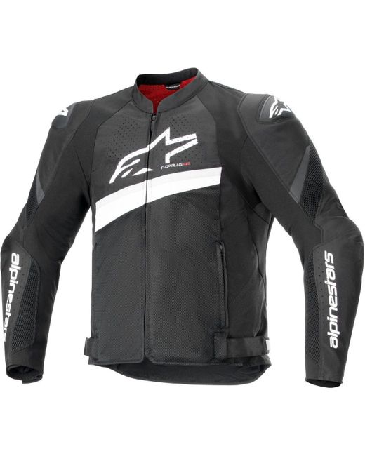 Alpinestars Motorradjacke T-GP Plus R V4 Airflow perforierte Motorrad Textiljacke Perforiert in Black für Herren