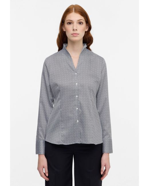 Eterna Gray Satinbluse