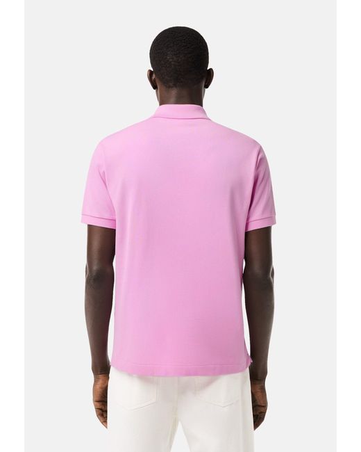 Lacoste Polo Poloshirt (1-tlg) in Pink für Herren