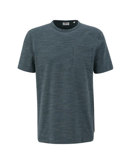 S.oliver Kurzarmshirt T-Shirt in Blue für Herren
