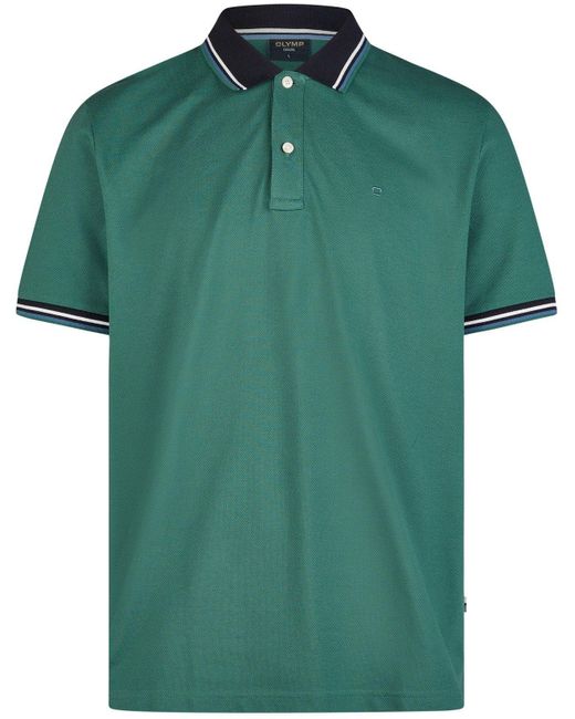 Olymp Poloshirt in Green für Herren