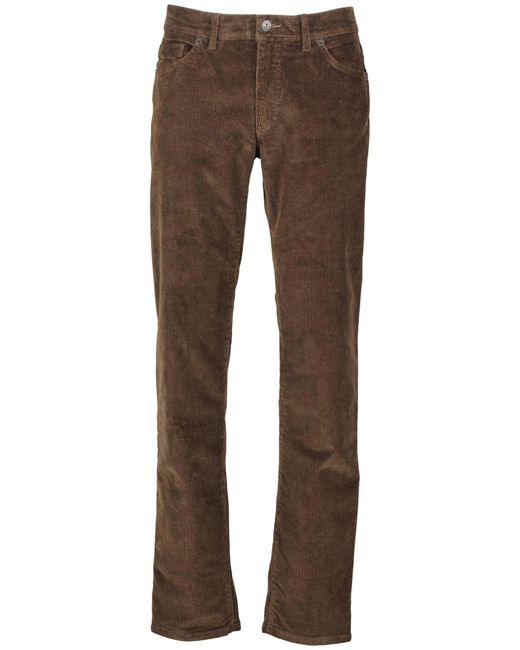 Brax 5-Pocket-Hose Jeans CADIZ (1-tlg) in Brown für Herren