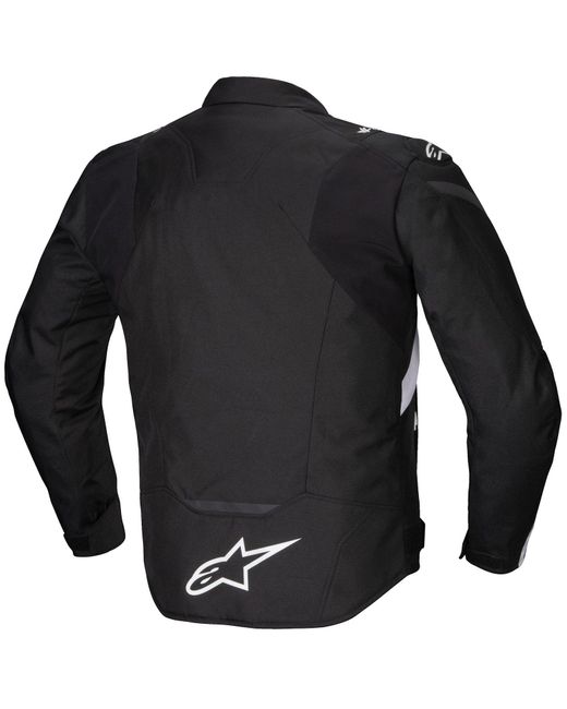 Alpinestars Motorradjacke T-Jaws V4 Waterproof Jacke Schwarz / Weiss in Black für Herren