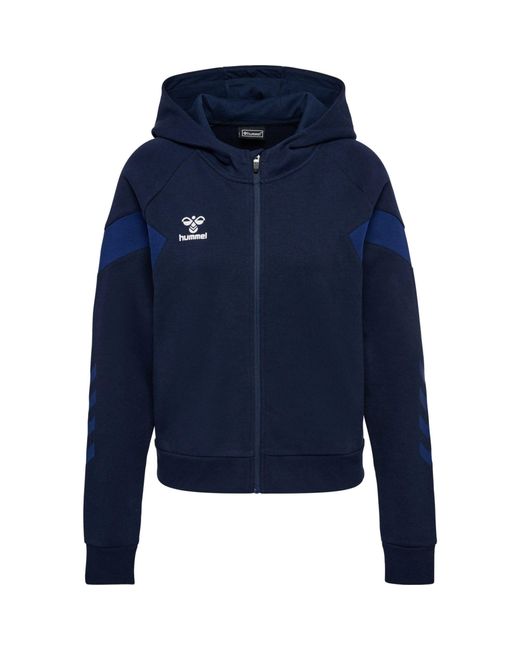 Hummel Blue Sweatjacke Kapuzenjacke hmlTravel Zip Hoodie 220305