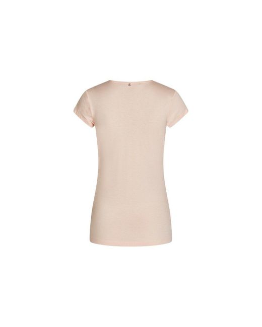 MARC AUREL Natural Rundhals T-Shirt für in beige (1-tlg., keine Angabe)