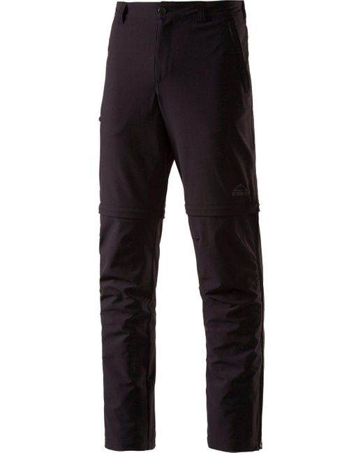 McKinley Trekkinghose He.-Abzipphose Malloy in Black für Herren