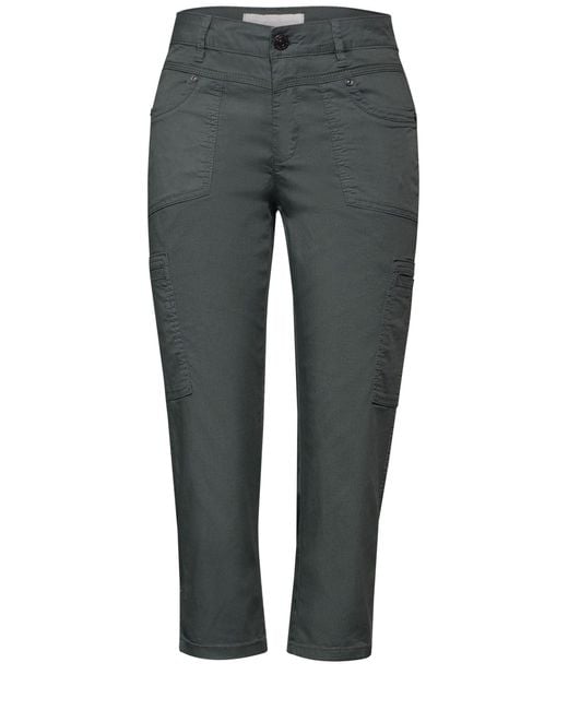 Street One Gray Chinohose Style QR Yulius sportive L22