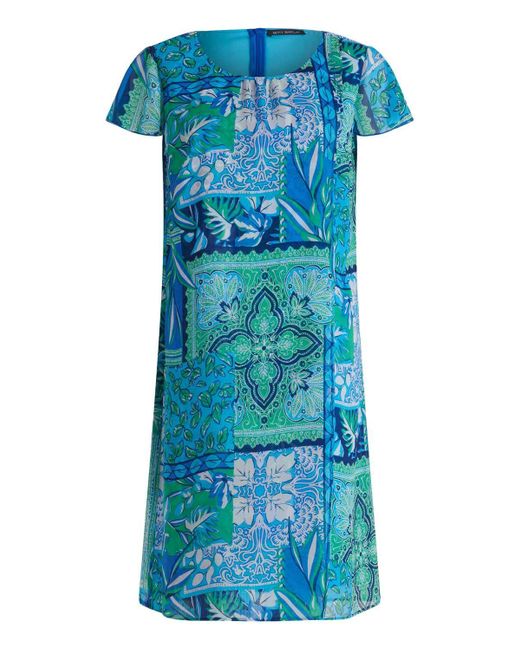 Betty Barclay Blue Sommerkleid Kleid Kurz 1/2 Arm