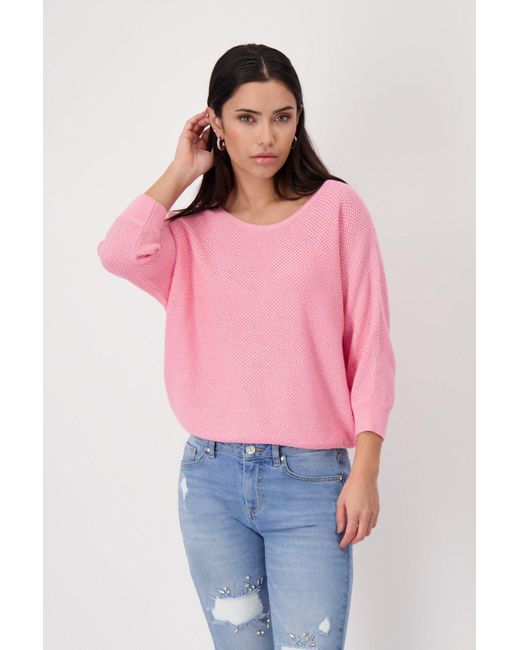 Monari Pink Strickpullover Pullover