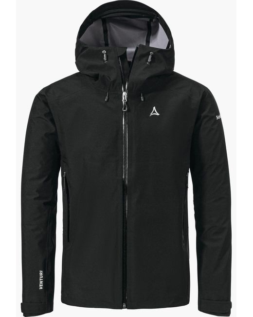 Schoeffel Funktionsjacke Hiking Style Cascata MNS JKT CS verstellbare Kapuze in Gray für Herren