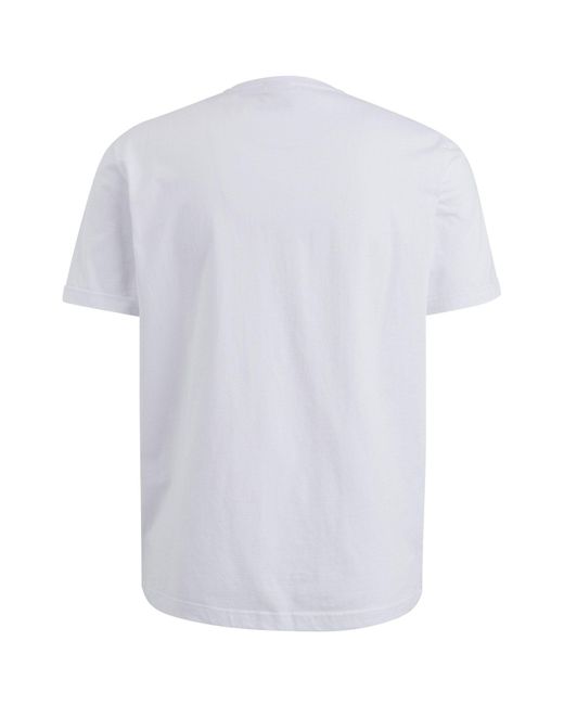 PME LEGEND Longsleeve Short sleeve r-neck single jersey in White für Herren