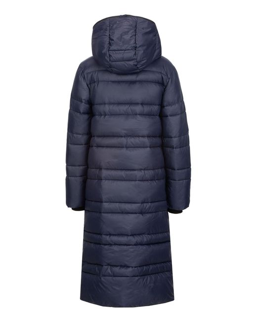 19V69 Italia by Versace Blue Wintermantel GIUSEPPINA Stilvoller langer Puffer-Mantel